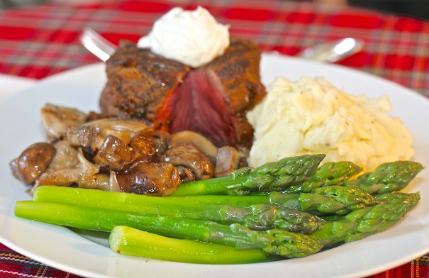 Laura Bush’s Beef Tenderloin Dinner