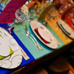 Alice in Wonderland place settings