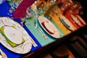 Alice in Wonderland place settings