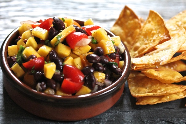 Mango and Black Bean Salsa 