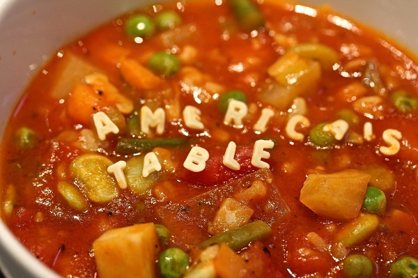 Vegetarian Vegetable Alphabet Soup