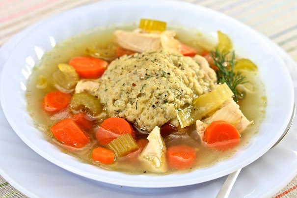 Matzoh Ball Soup on Americas-Table.com