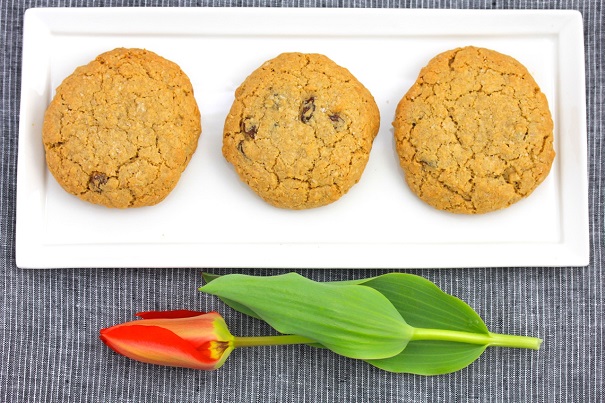 Salted Oat Cookies on Americas-Table.com