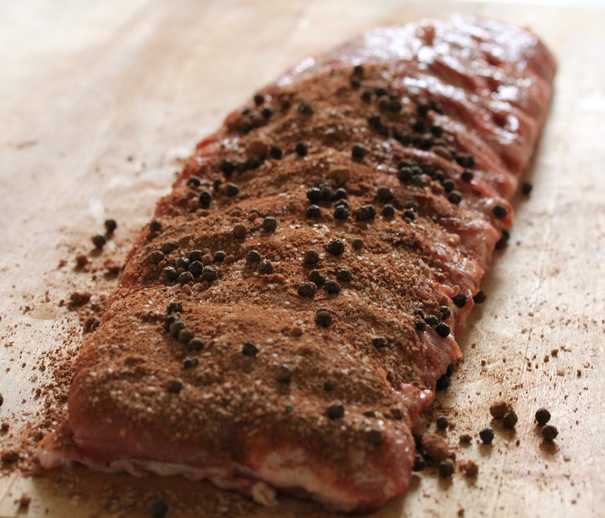 Double Whammy: Chocolate-Rubbed Ribs