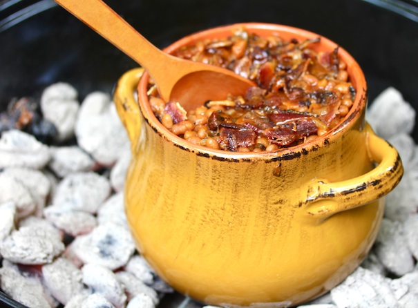 Campfire Beans With Bacon