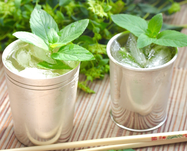 Matcha mint julep