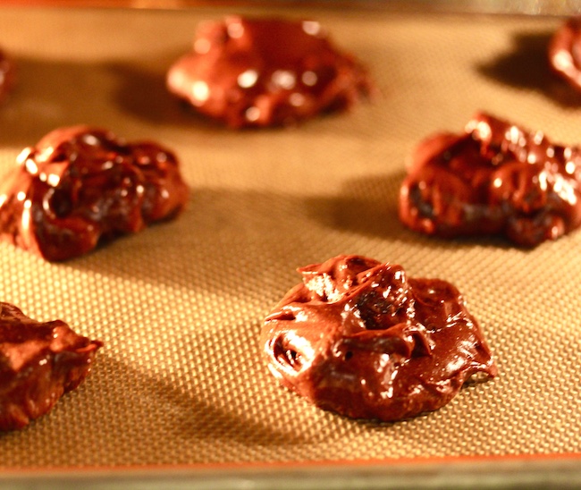 Dark Chocolate Peanut Butter Sandwich Cookies