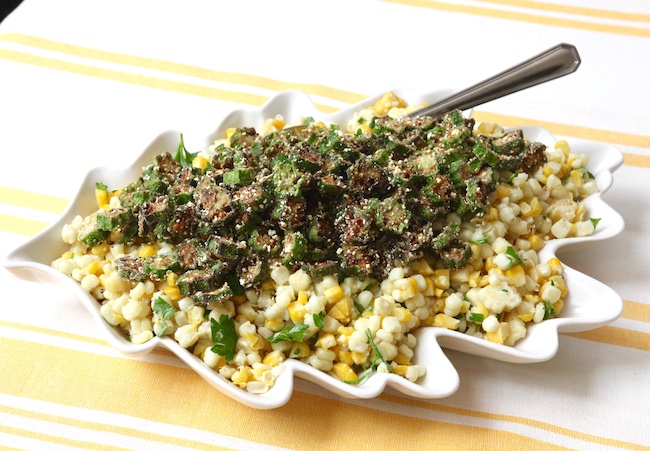 Grandmother Rogers' Cornmeal Okra Coins