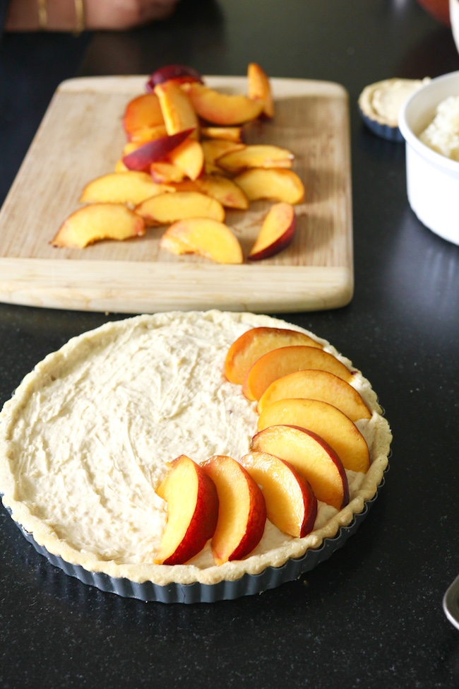 Peach Pine Nut Tart