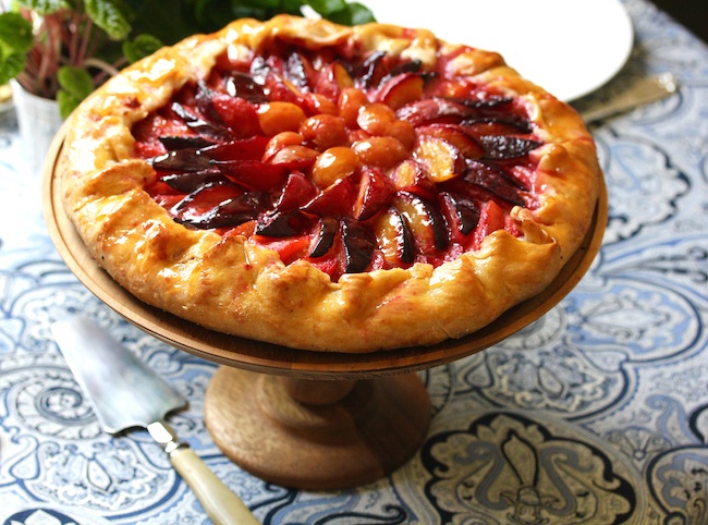 Four Plum Almond Galette