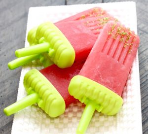 Watermelon Daiquiri Popsicles