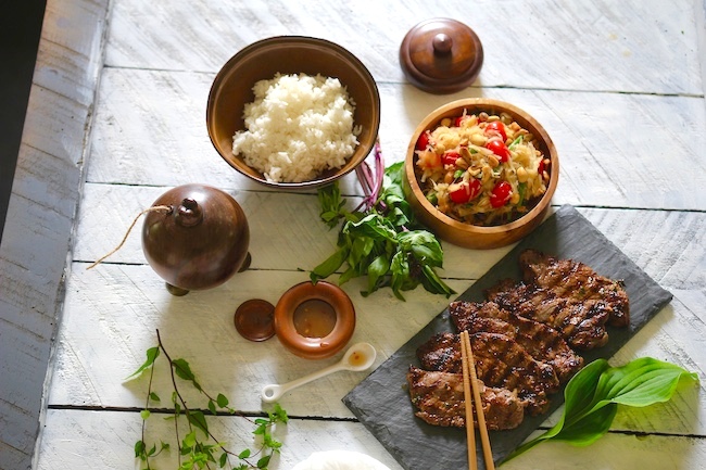 Thai Papaya Beef Salad