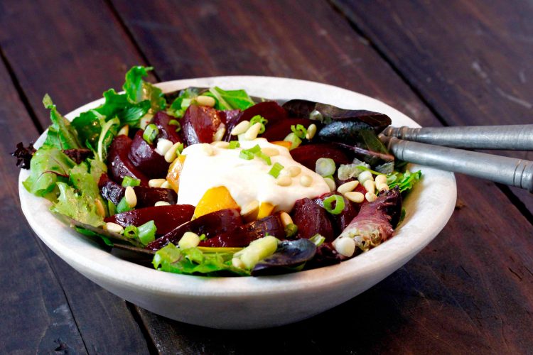 Beet Salad with Horseradish Créme Fraiche