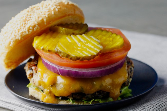 Veggie Burger on Americas-Table.com