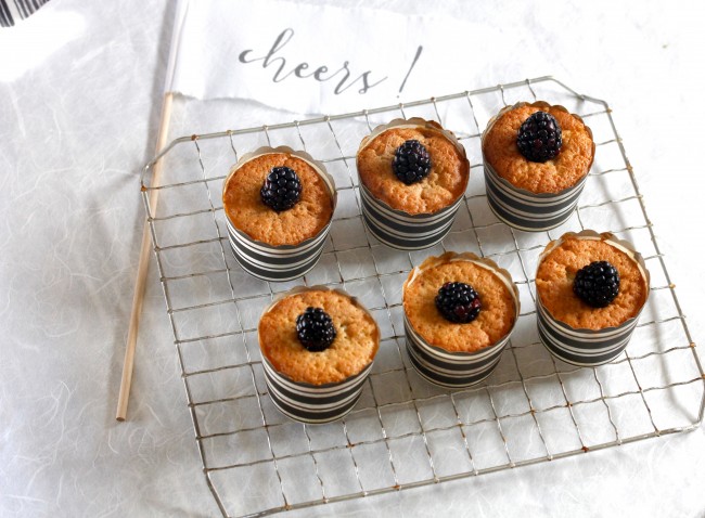 BLACKBERRY WHITE CHOCOLATE MUFFINS on Americas-Table.com