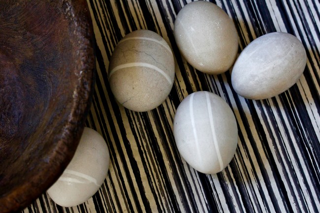 COLORED EGGS MADE WITH NATURAL DYES on Americas-Table.com