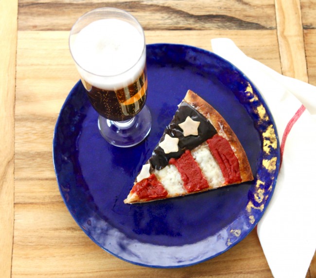 American Flag Pizza on Americas-Table.com