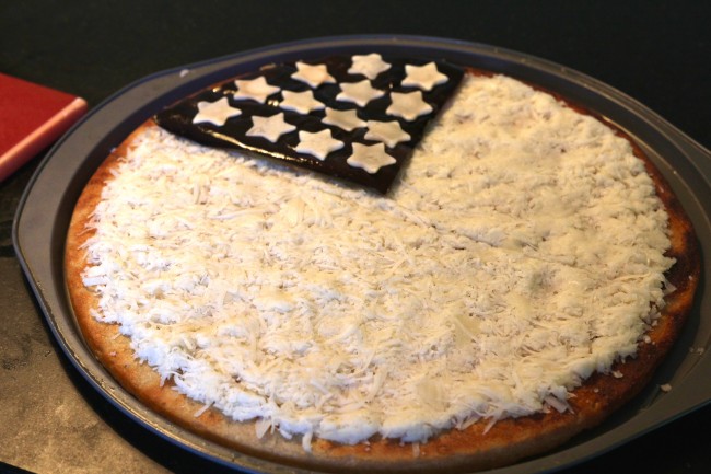 American Flag Pizza on Americas-Table.com