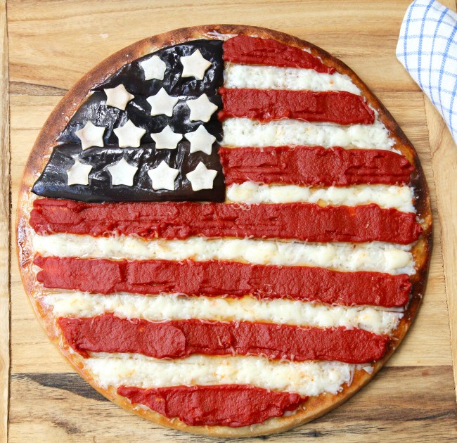 American Flag Pizza