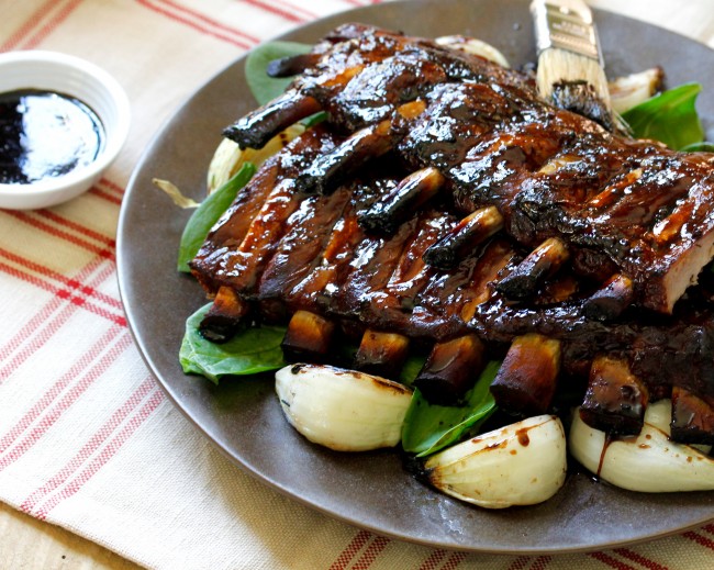 Brown Sugar Balsamic Ribs