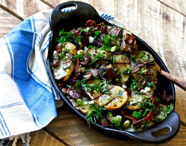 GRILLED POTATO SALAD on Americas-Table.com