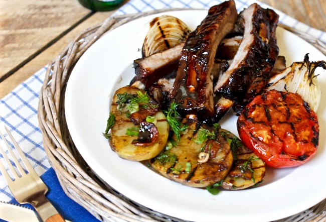 GRILLED POTATO SALAD on Americas-Table.com