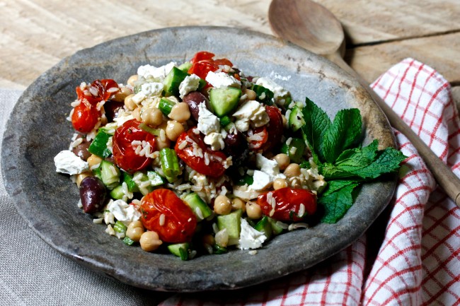 Greek Rice Salad