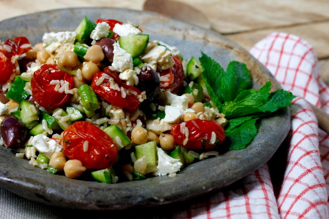 GREEK RICE SALAD on Americas-Table.com