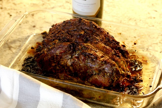 Mustard Sage Pork Shoulder on Americas-Table.com