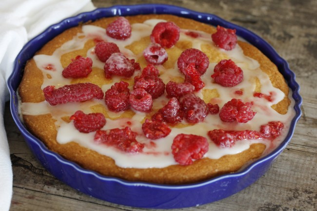 Raspberry Yogurt Cake