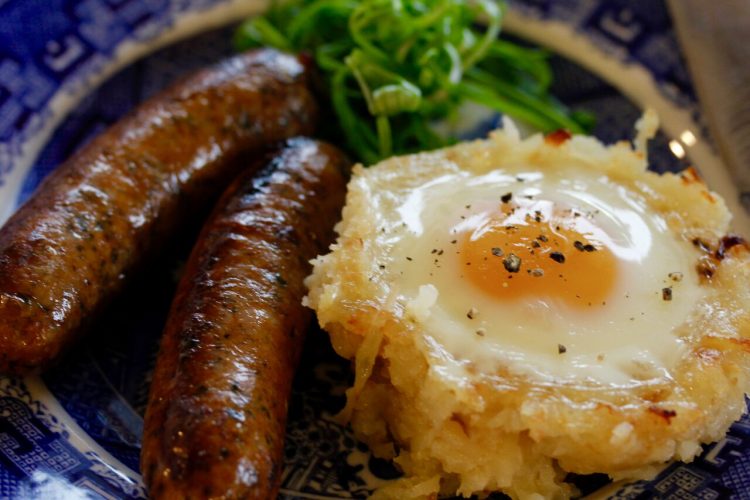 Cheesy Eggs and Potatoes