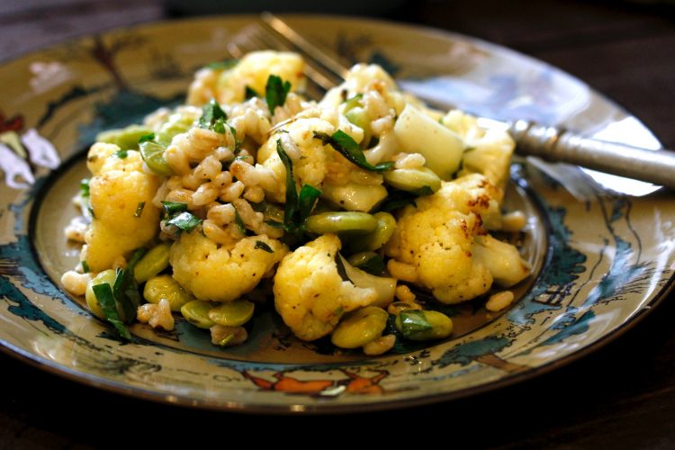 Barley Cauliflower Salad