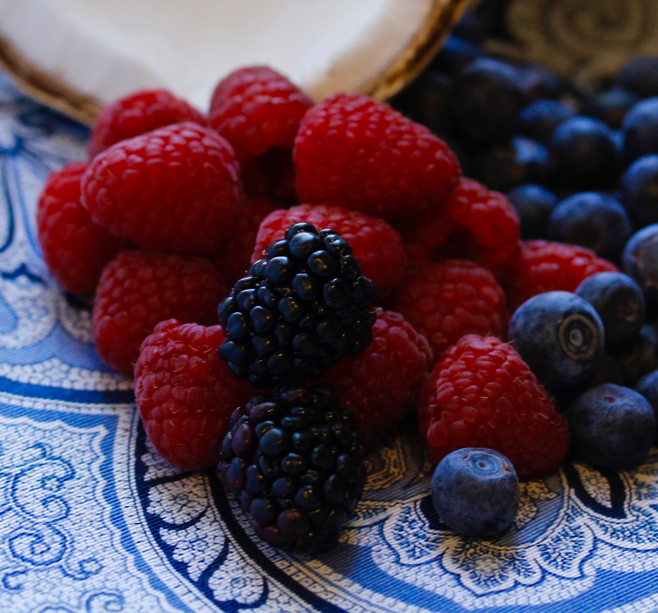 coconuts and berries