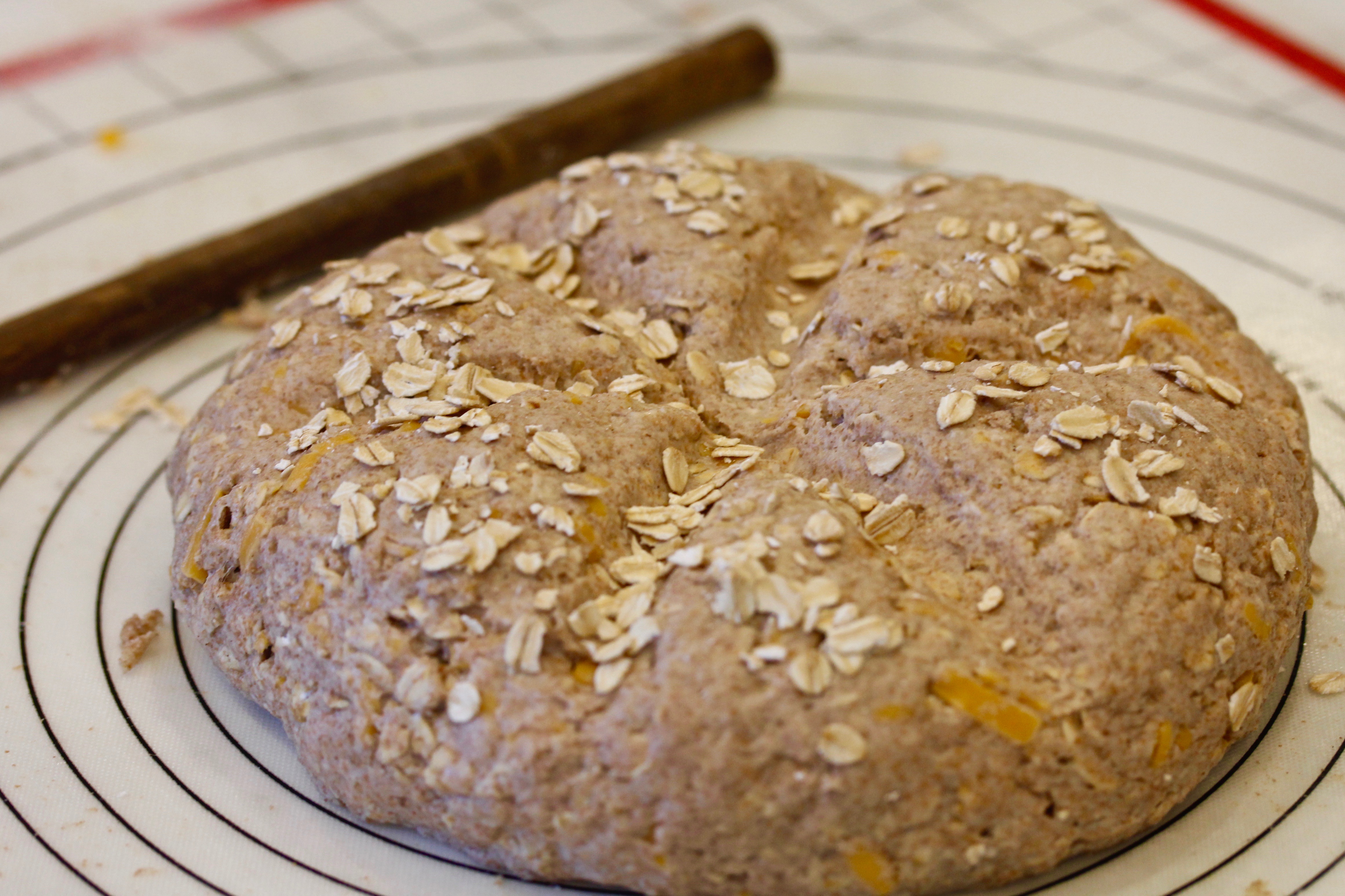 Oatmeal Cheddar Bread