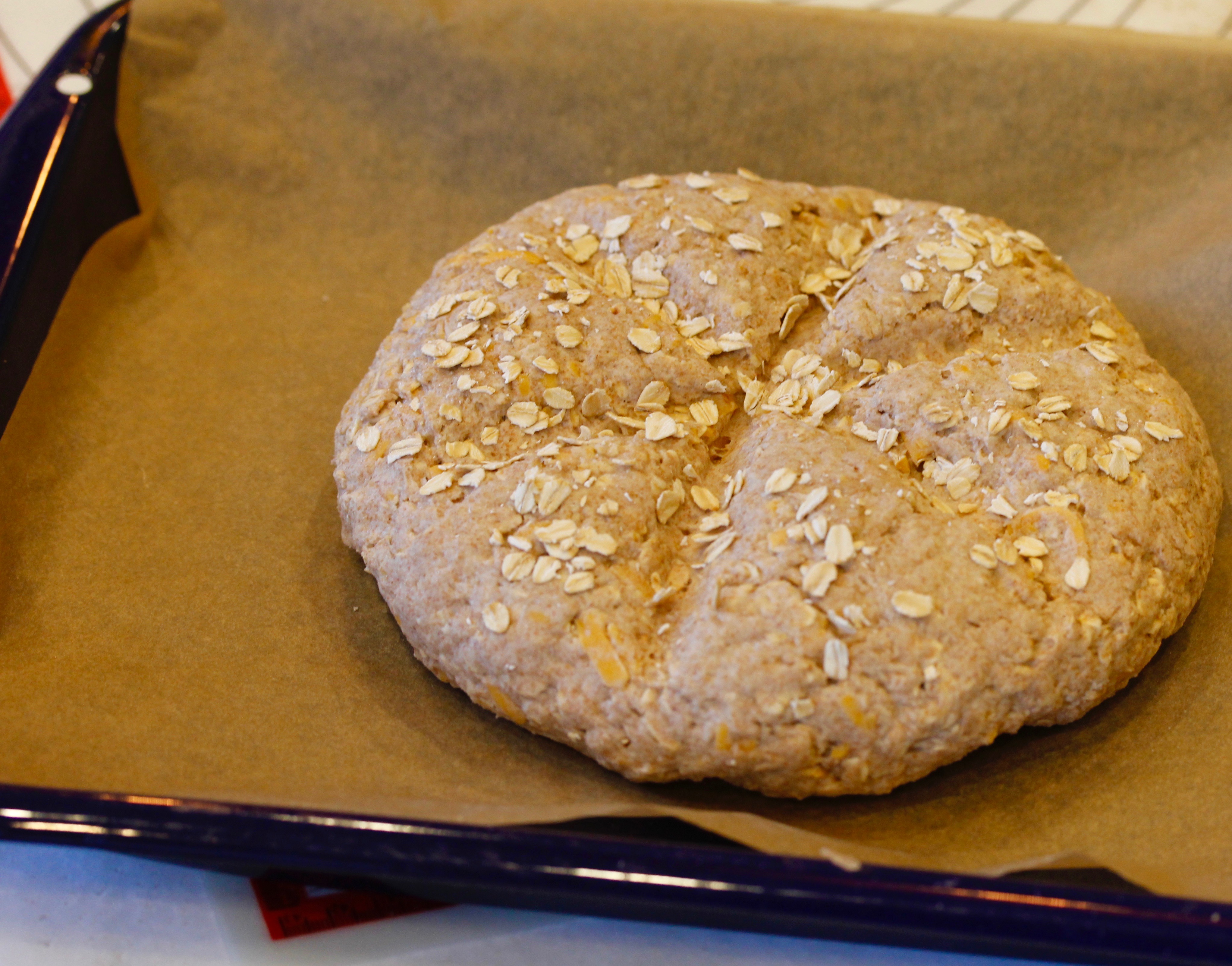 Oatmeal Cheddar Bread