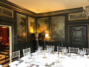 The famous painted room at Prestonfield