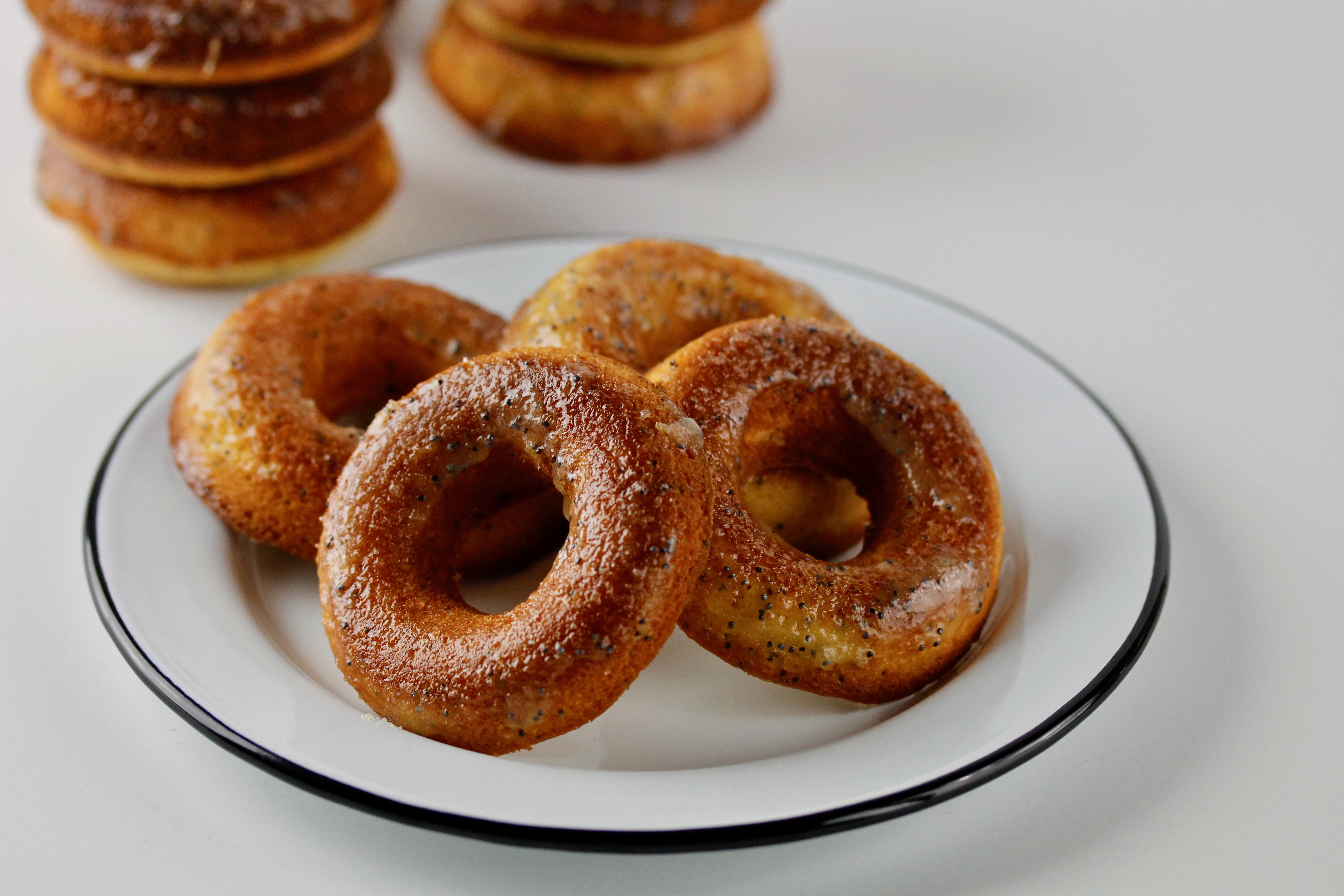 Grapefruit Poppyseed Baked Doughnuts