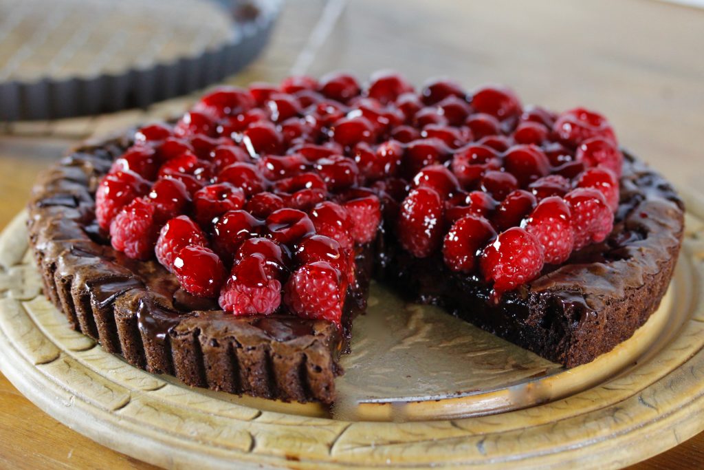 Raspberry Brownie Tart - America's Table