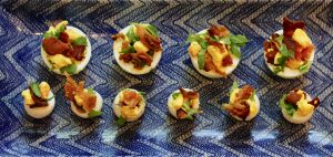 Sideways Deviled Eggs