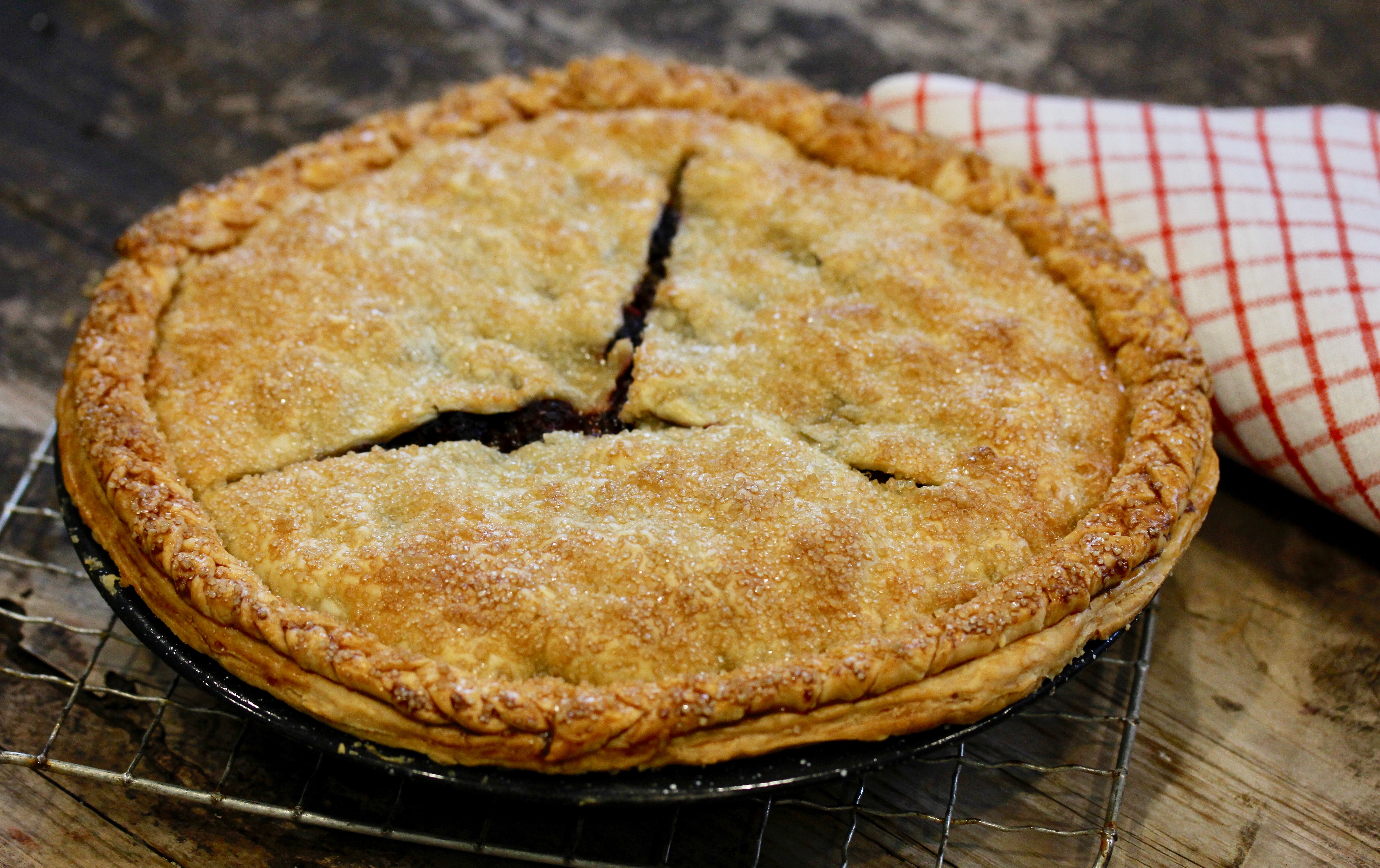 Blackberry Elderflower Pie