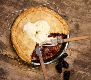 Blackberry Elderflower Pie