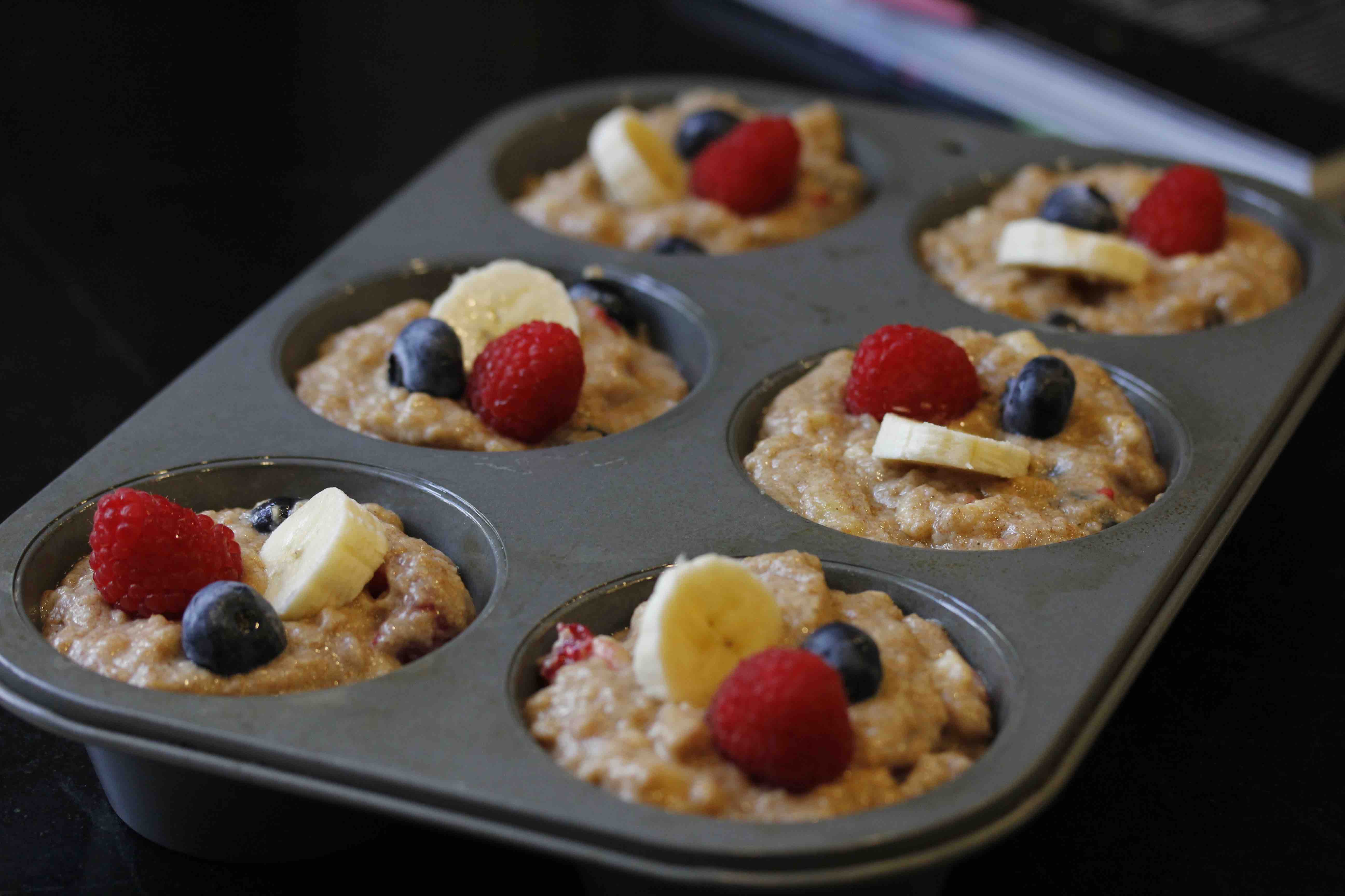 Three Fruit Muffins