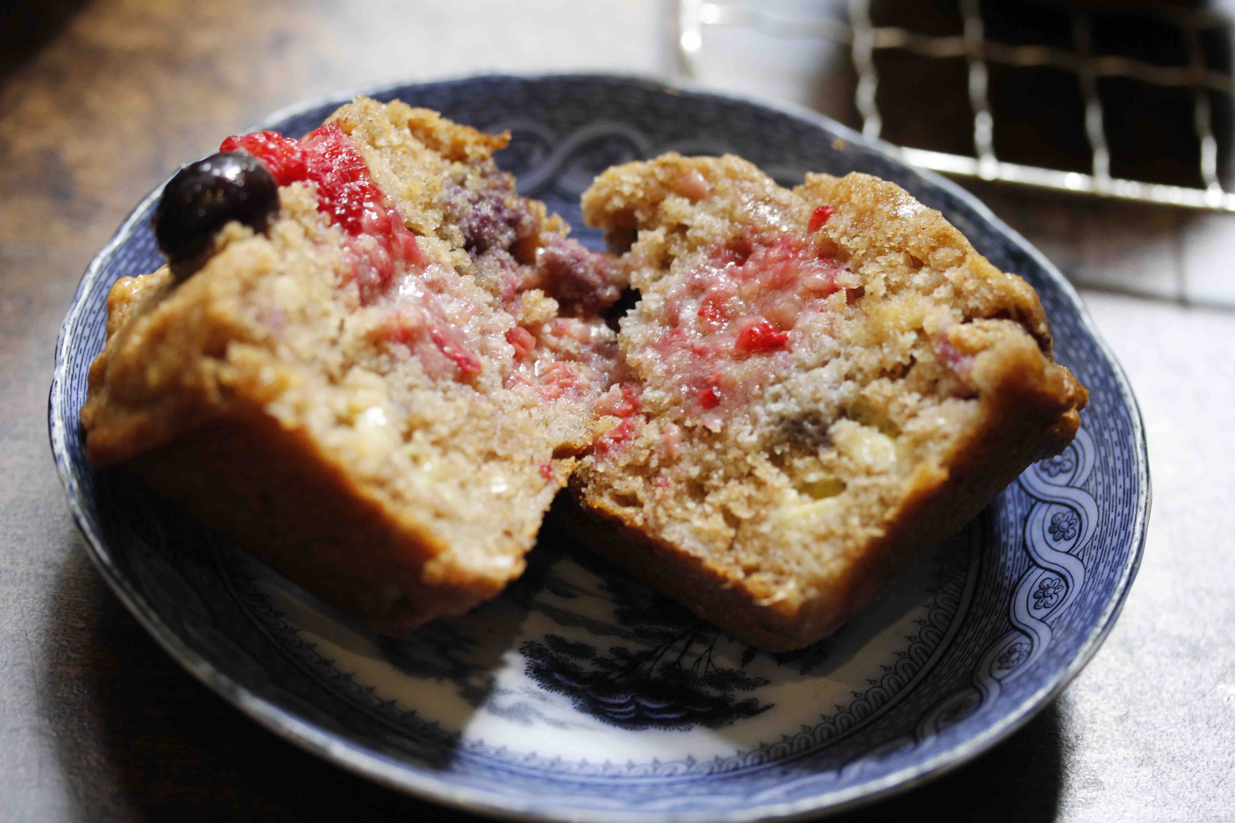 Three Fruit Muffins