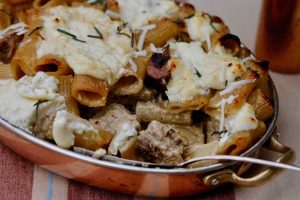 Baked Rigatoni with Pork and Ricotta